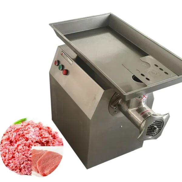 Stainless Steel Semi-automatic Meat 1.5kw Meat Mincer